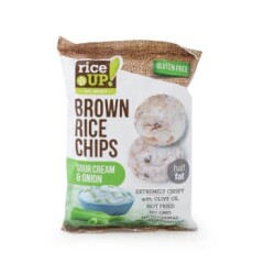 RICE UP Riisikrõpsud koore-sibula 60g