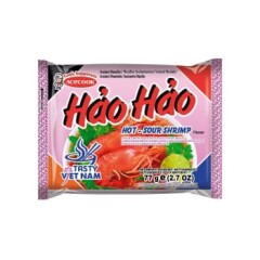 HAO HAO HAO HAO Hot&Sour Shrimp Fl. 77 g /Greitai paruoð.makaronai 75g