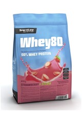 SPORTLIFE Vadakuvalk Whey80 maasika steviaga 600g