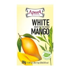 APSARA Balta tēja maisiņos White Mango 35g