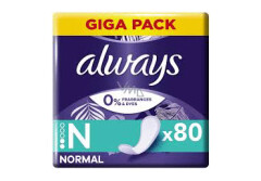 ALWAYS Pesukaitsmed NORMAL 80pcs