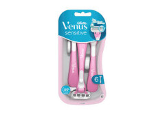 GILLETTE Moteriškas vienkartinis skustuvas GILLETTE VENUS SENSIT 6pcs