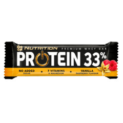 GO ON PROTEIN Proteiinibatoon 33% vanilje-vaarikamaitseline 50g