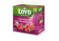 LOYD Cranberry & raspberry tea 20x2g 40g