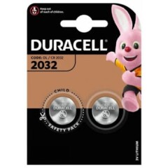 DURACELL Elementai Duracell CR2032, 3V 2pcs