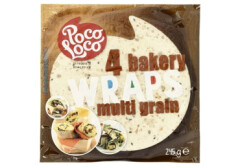 POCO LOCO Multi-fruit wraps 4x25cm 245g