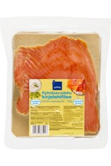 RAINBOW Rainbow trout fillet slices cold smoked 150g