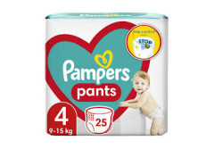 PAMPERS Sauskelnės-kelnaitės PAMPERS PANTS CARRY PACK 4 9-15 kg 25pcs