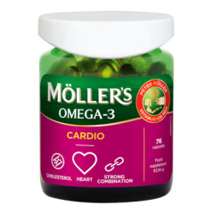 MÖLLER'S Omega-3 Cardio kapslid 76pcs