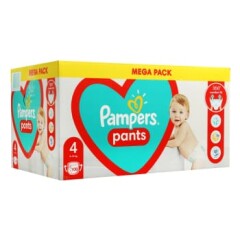 PAMPERS Sauskelnės-kelnaitės PAMPERS PANTS MEGA PACK 4 9-15 kg 108pcs