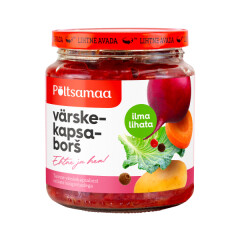 PÕLTSAMAA Põltsamaa Fresh Cabbage Borscht With No Meat 530g