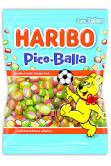 HARIBO želejas konfektes Pico balla 160g