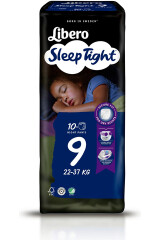 LIBERO SLEEPTIGHT 9 NIGHT SNAP 22-37 kg 10 1pcs