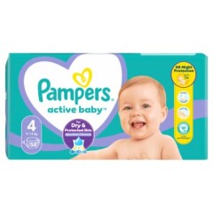 PAMPERS Sausk.PAMPERS AB VP+ (4) 7-14kg, 58vnt 58pcs