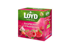 LOYD TEA Tee puuvilja vaarika&maasika 50x2g 100g