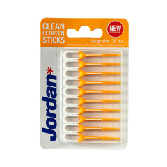 JORDAN Toothpicks with rubber bristles 20pcs