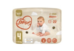 GRITE Sauskelnės OOPSIES 4 (7-18 kg) 50pcs