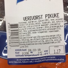 GROSSI LIHAMEISTRID Verivorst Pikuke 1kg